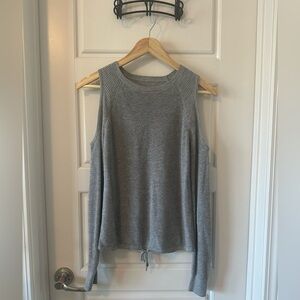 Abercrombie & Fitch Open-Shoulder Knit Sweater
